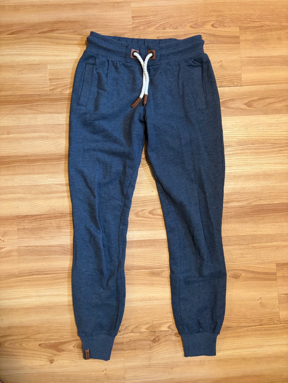 Naketano Navy Blue Elastic Waist Knit Pants